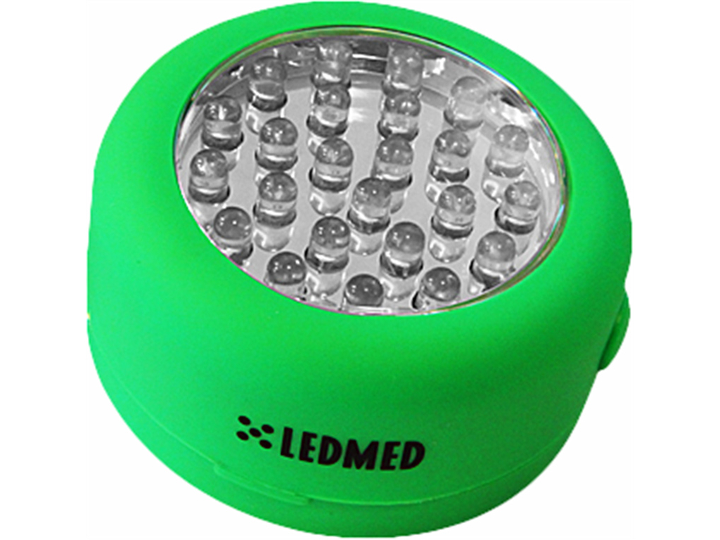 LED kapesní svítilna kolo 1,5W zelená