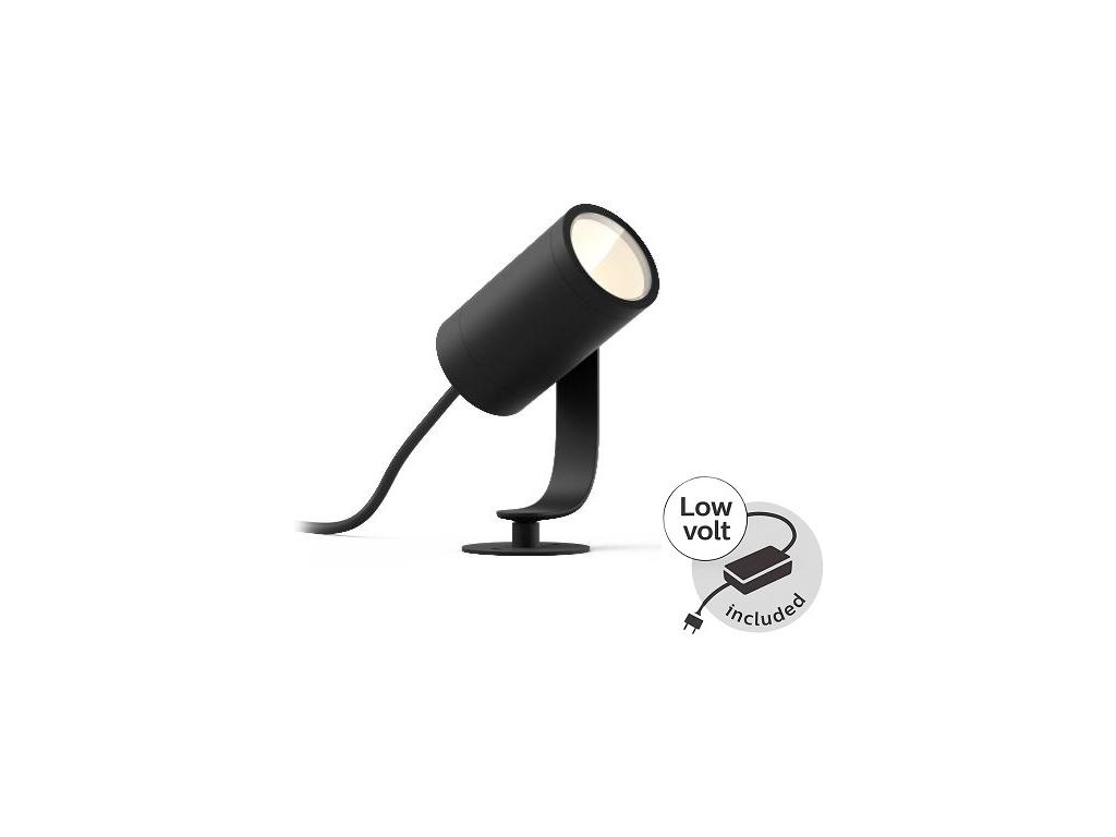Hue LED venkovní zemní bodove/ nástěnné světlo Lily 17428/30/P7
