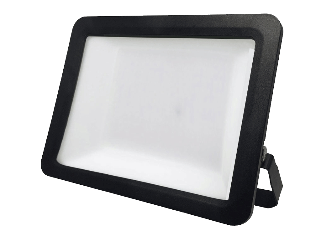 Černý LED reflektor mléčný OPAL 150W SMD teplá bílá