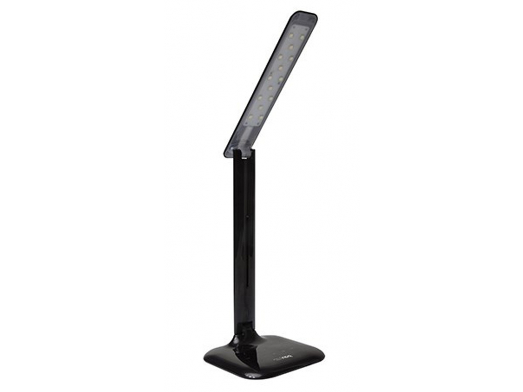 Černá LED stolní lampička ROBIN 7W nastavitelná