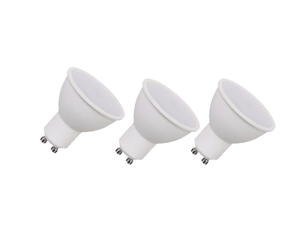 LED žárovka GU10 3,8W studená bílá 3 kusy