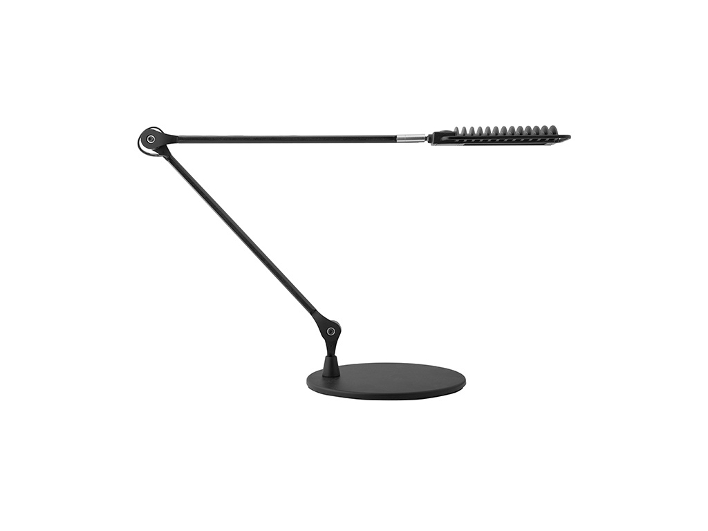 LARA DUO designová stolní COB LED lampa černá 12W studená bílá