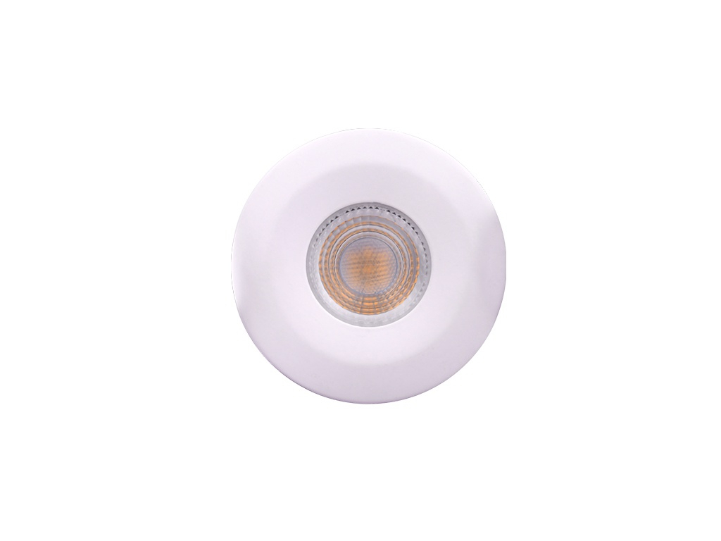 Pevný LED podhled PP COB IP65 bodovka 40° bílá 8W teplá