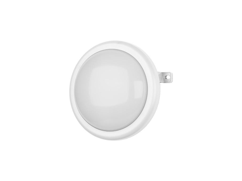 Bílé kruhové stropní a nástěnné LED svítidlo 10W denní bílá