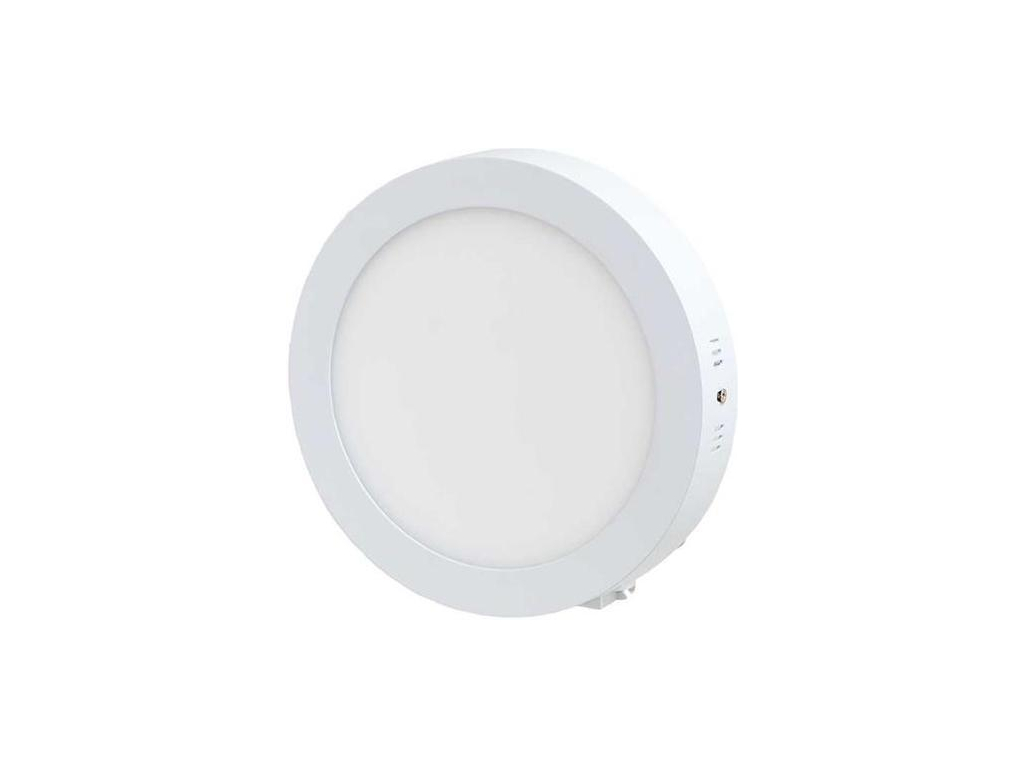 Stmívatelný bílý přisazený LED panel 175mm 12W teplá bílá