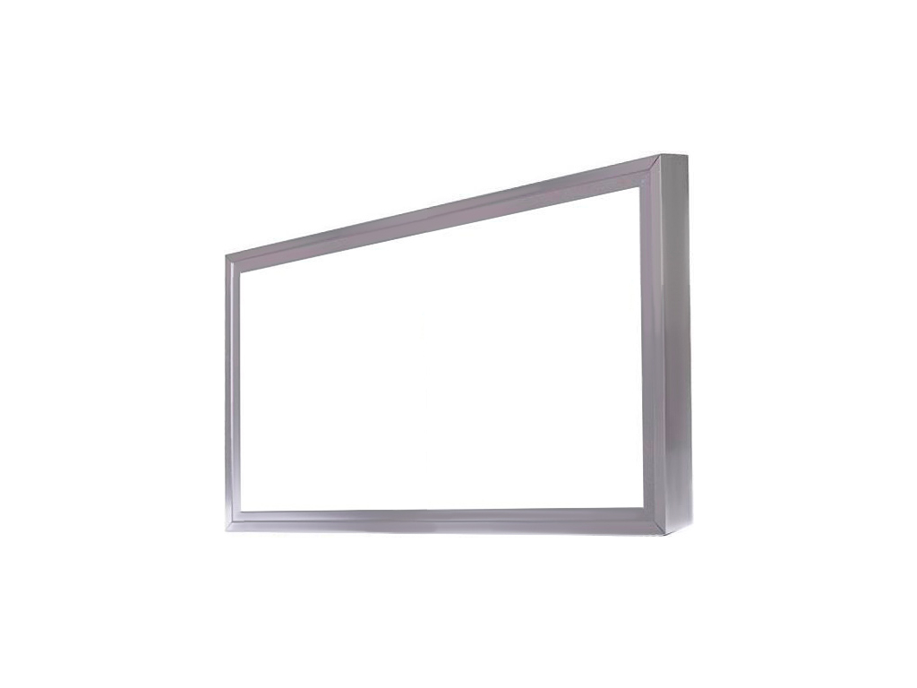 Stmívatelný stříbrný LED panel s rámečkem 300x600mm 24W denní bílá