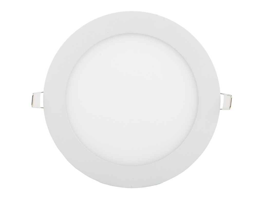 Bílý kruhový vestavný LED panel 175mm 12W denní bílá