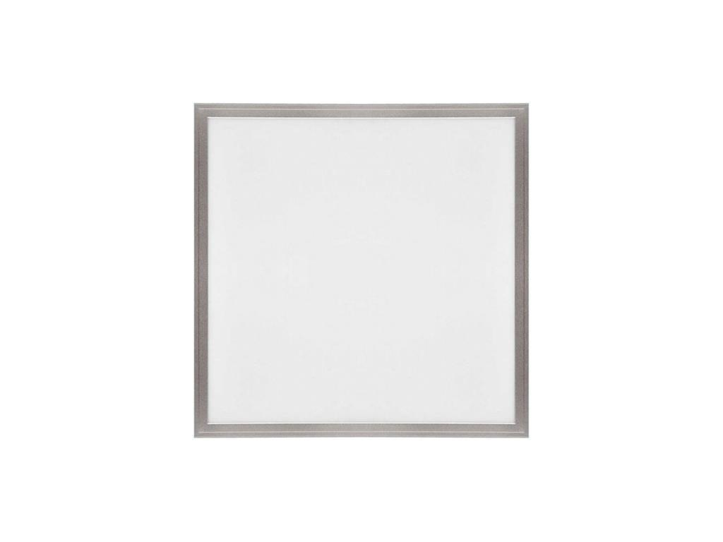 Stmívatelný stříbrný podhledový LED panel 600x600mm 48W studená bílá