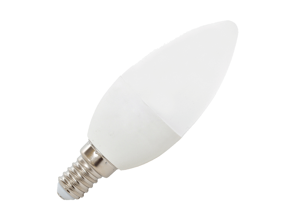 Svíčka mini LED žárovka E14 7W denní bílá