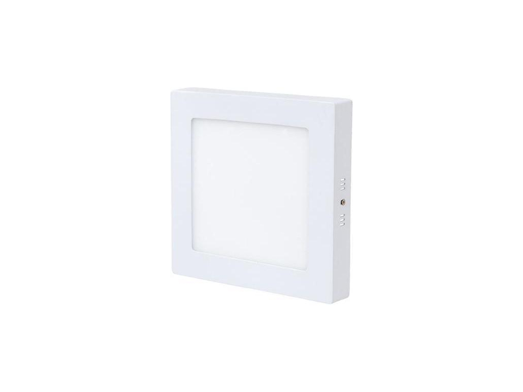 Bílý přisazený LED panel 175x175mm 12W teplá bílá