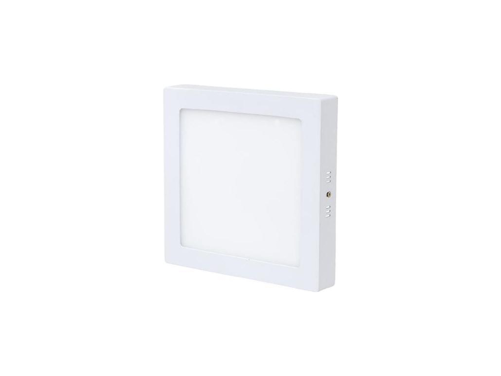 Bílý přisazený LED panel 225x225mm 18W denní bílá