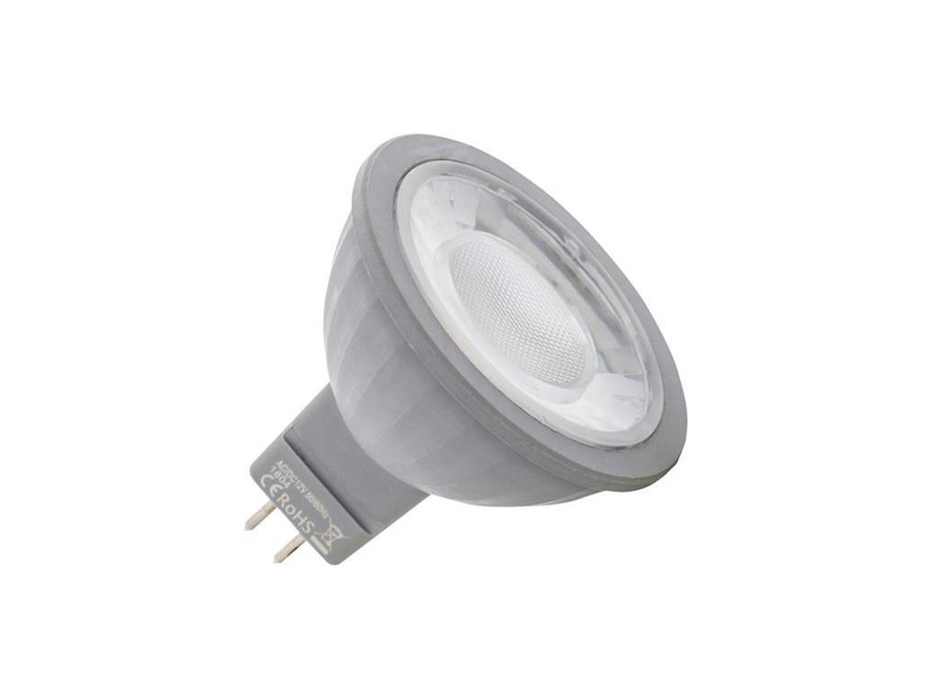 LED žárovka MR16 / GU5,3 5W 100° studená bílá