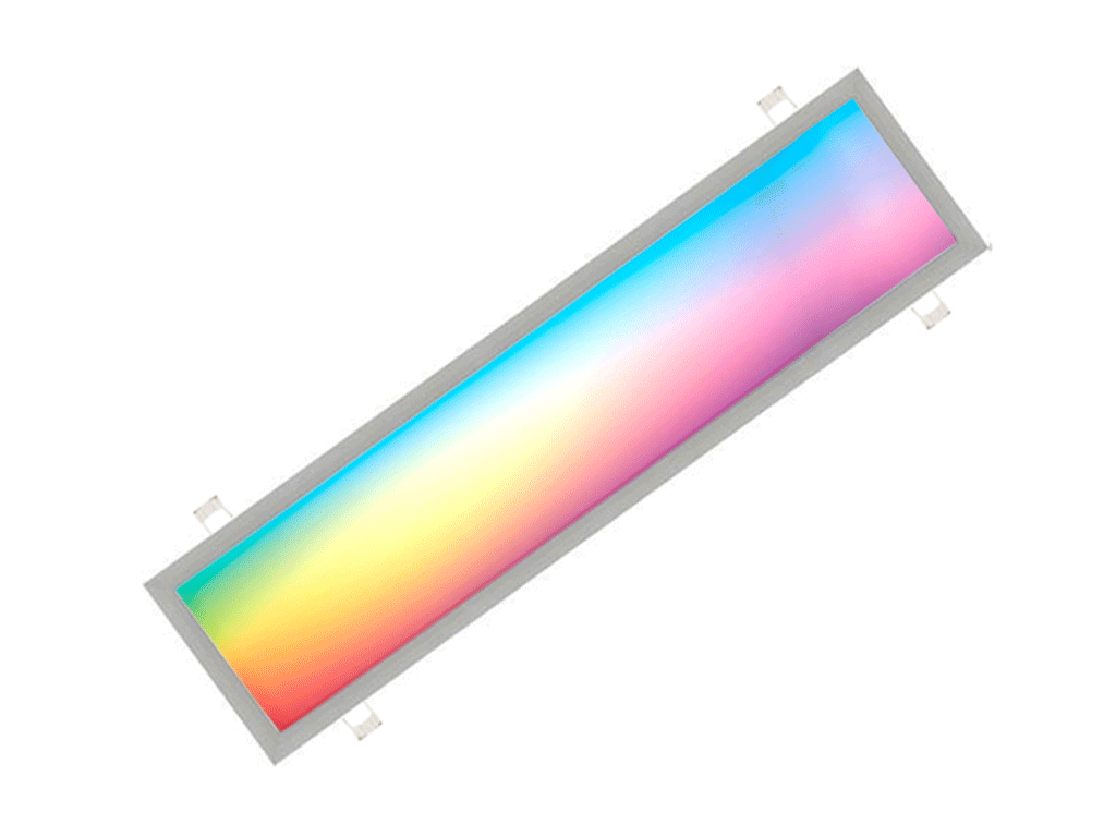 Stmívatelný Vestavný LED panel RGB 300x1200 mm 30W
