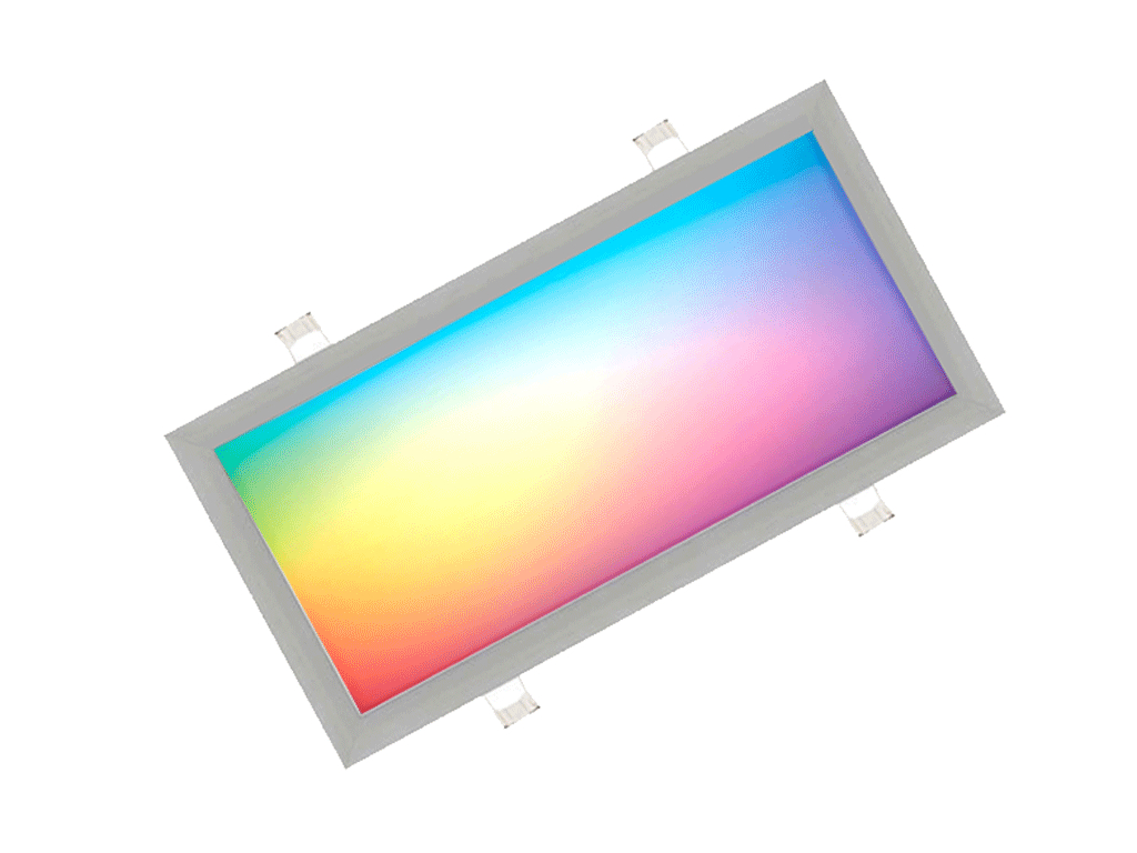 Stmívatelný Vestavný LED panel RGB 300x600 mm 15W