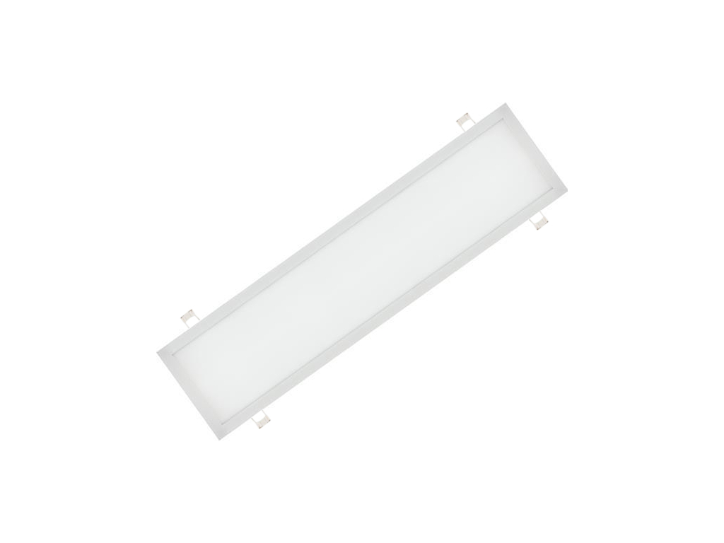 Stmívatelný bílý vestavný LED panel 300x1200mm 48W denní bílá