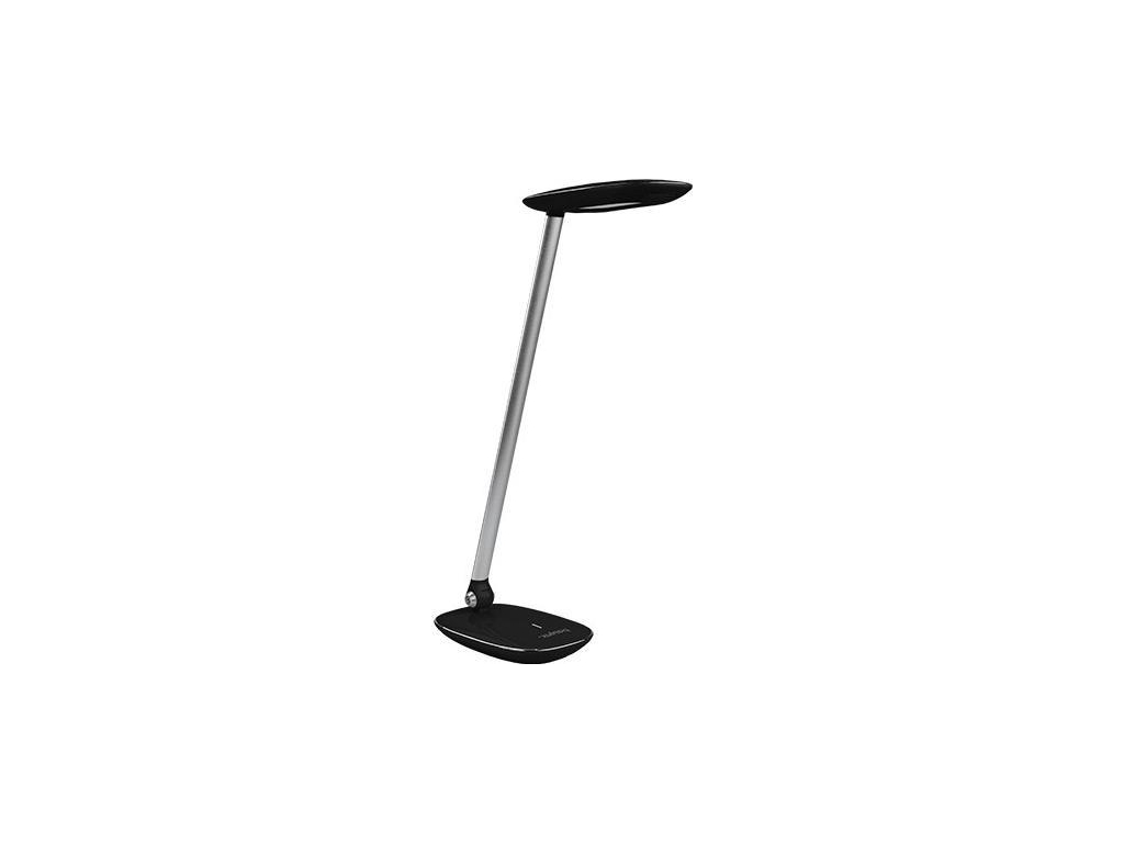 Černá LED stolní lampička s USB 9W Moana denní bílá