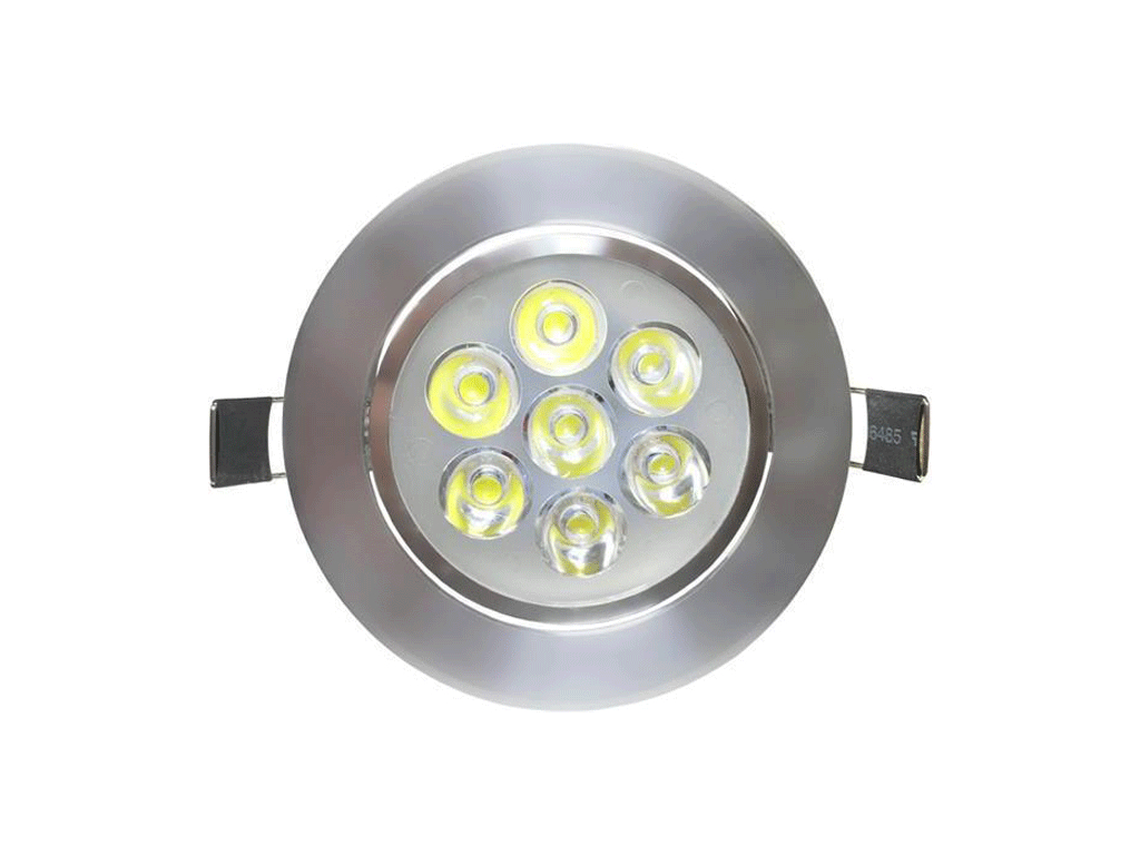 LED vestavné bodové svítidlo 7x 1W denní bílá