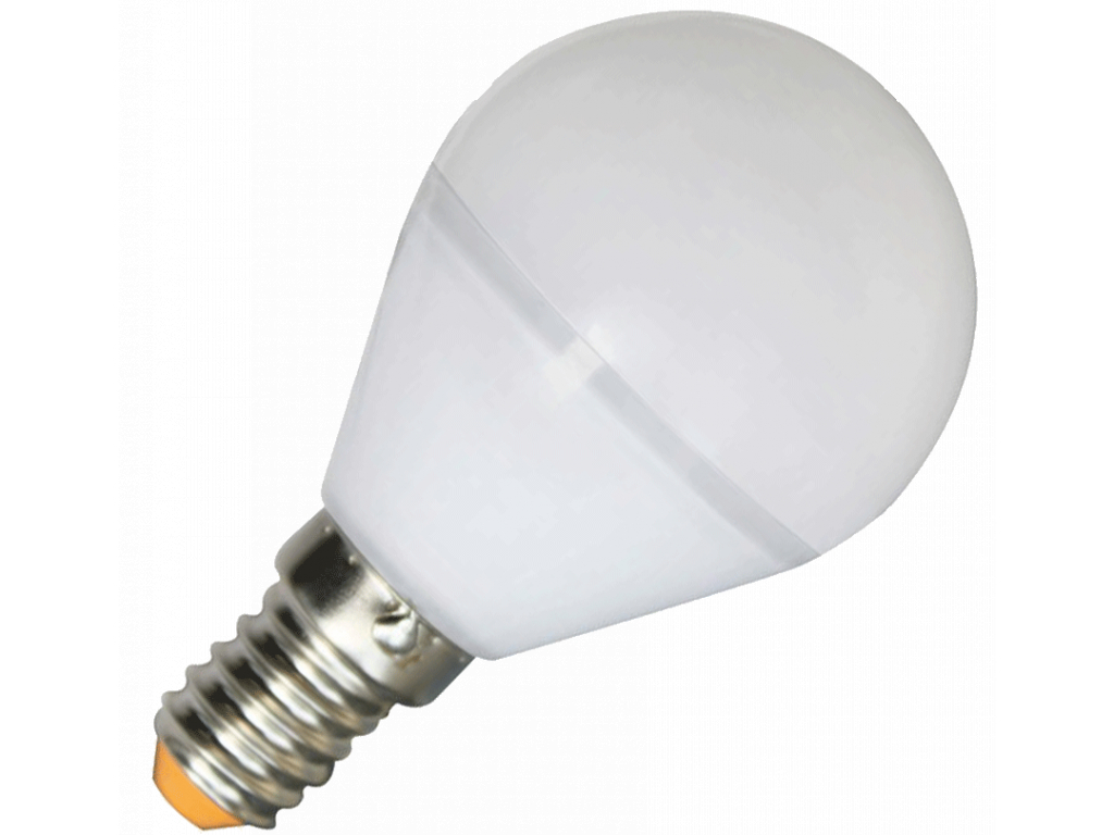 LED žárovka E14 LU5W teplá bílá