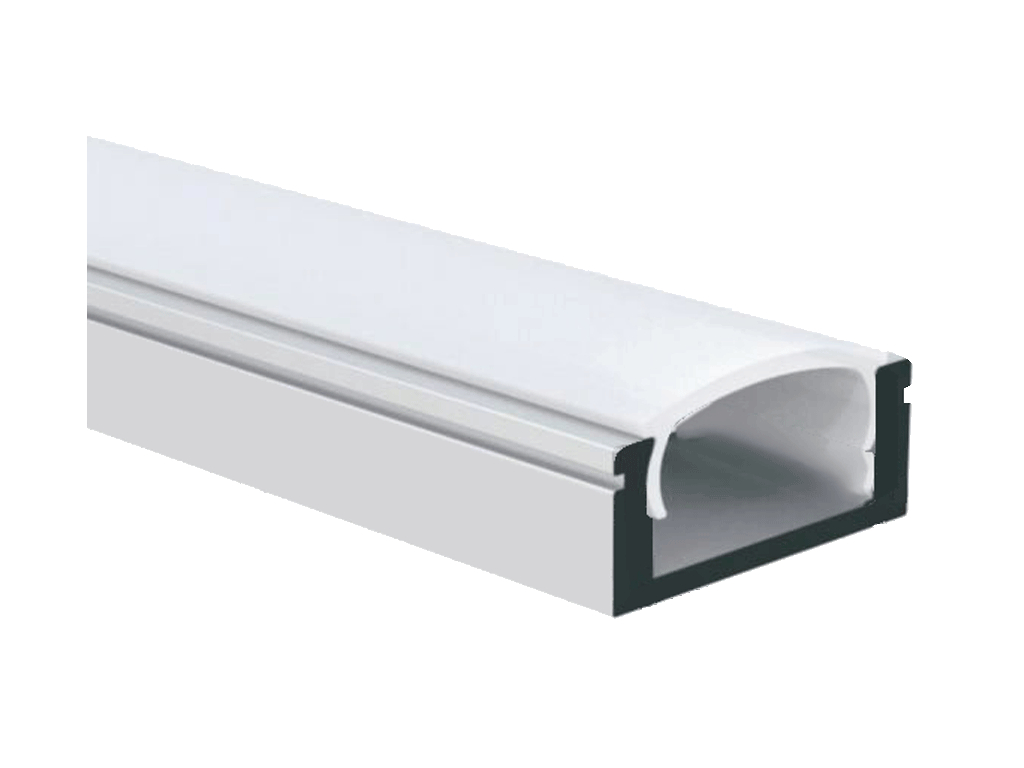 LED profil N8 nástěnný stříbrný 2m