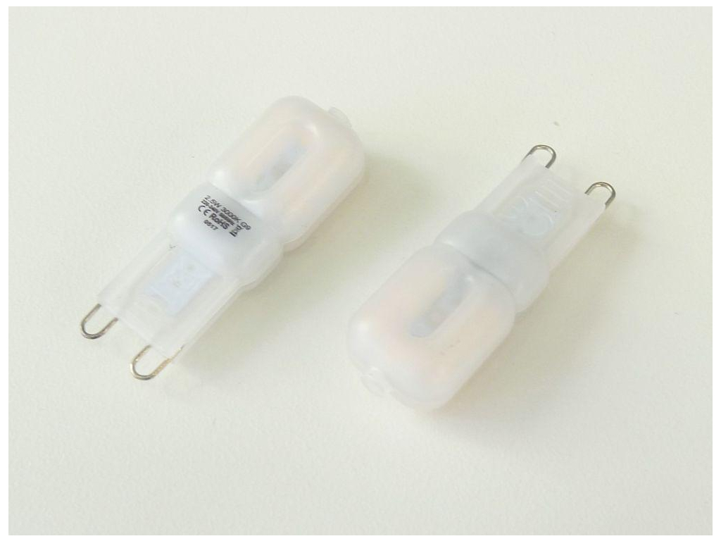 Stmívatelná LED žárovka G9 EP2,5W studená bílá