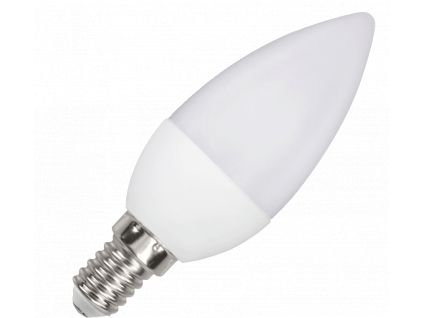 100523 svicka led zarovka e14 svc37 5w tepla bila