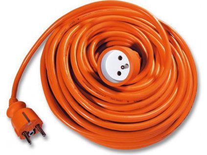 Prodlužovací kabel-spojka oranžový 3x1,0mm (Délka 20m)