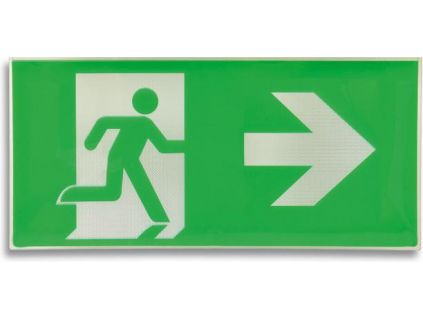 102108 plastova etiketa exit k 48 vpravo
