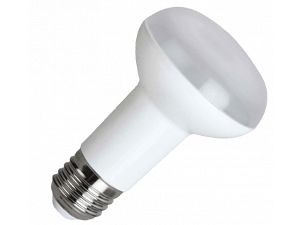 LED žárovka E27 R63 7W SMD teplá bílá
