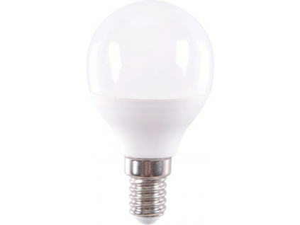 LED žárovka E14 6W Miniglobe denní bílá