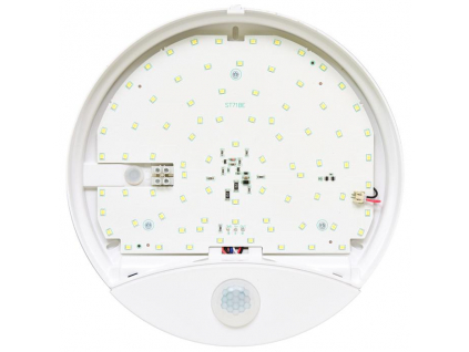 Bílé LED venkovní nástěnné svítidlo 15W s čidlem LORA denní bílá