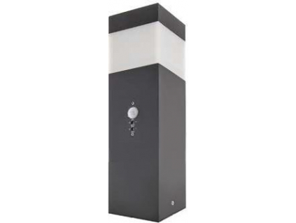 Zahradní sloupek s pohybovým čidlem GARD 36cm 5W denní bílá