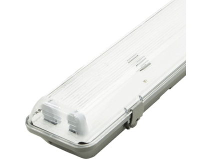 LED prachotěsné těleso 2x 150cm (bez zdroje) jednostranné