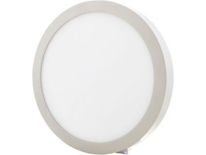 Chromový kruhový přisazený LED panel 300mm (Barva světla Teplá bílá, Výkon 25W)