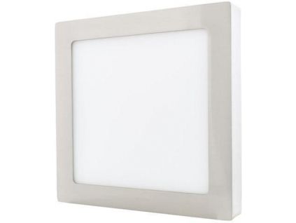 Chromový přisazený LED panel 166x166mm (Barva světla Teplá bílá, Výkon 12W)