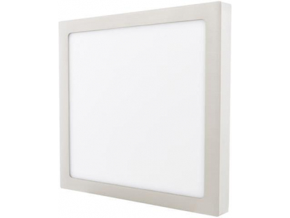 Chromový přisazený LED panel 300x300mm 25W denní bílá