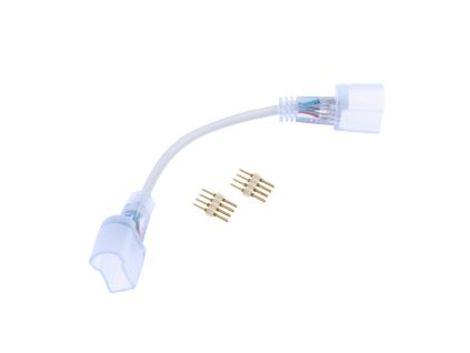 170151 6 rgb neon spojka s kabelem na 230v