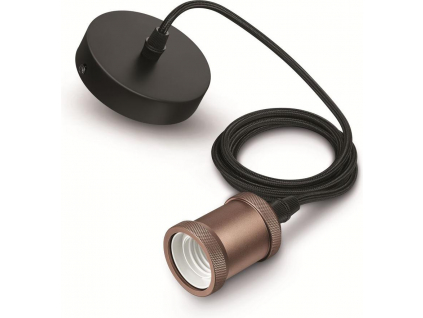 Philips Vintage KABEL S OBJÍMKOU E27 max. 1x40W, rose gold