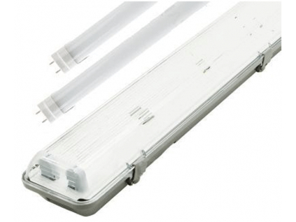 LED zářivkové těleso 120cm + 2x LED zářivka teplá bílá 4320lm