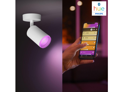 Philips Hue Fugato Bluetooth SVÍTIDLO BODOVÉ GU10 4x5,7W 4x350lm 2000-6500K, bílá
