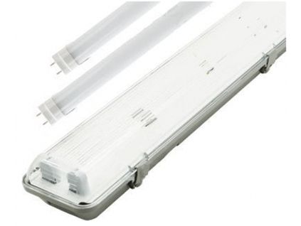 LED zářivkové těleso 120cm + 2x LED zářivka (Barva světla Denní bílá, Stmívatelnost Nestmívatelný, Výkon 36W)