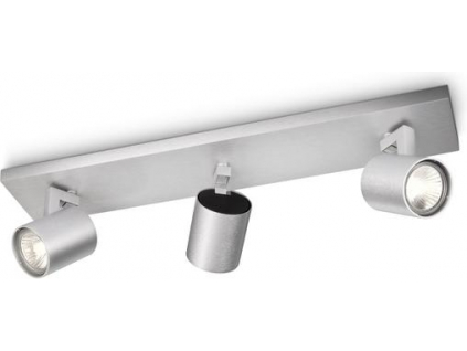 LED Runner bodove světlo stropní GU10 hliník 22,5W denní bílá