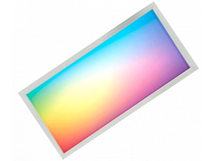 Stmívatelný podhledový LED panel RGB 300x600 mm 15W