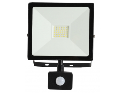 LED reflektor Tomi SMD 30W s čidlem denní bílá