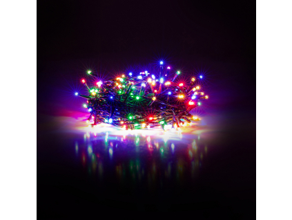 RXL 212 Vánoční barevný LED řetěz 200LED 20m s časovačem
