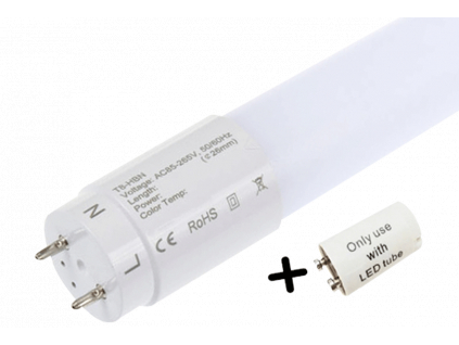 LED zářivka HBN120 120cm 18W teplá bílá jednostranné s LED startérem