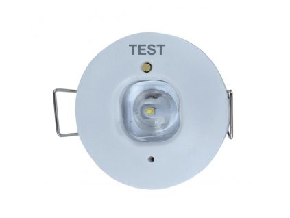 LED vestavné nouzové osvětlení GATRION 3h (Barva světla Studená bílá, Stmívatelnost Nestmívatelný, Výkon 1W)