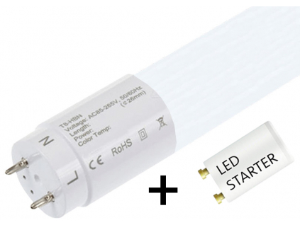 LED zářivka HBN150 150cm 20W Studená bílá s LED startérem
