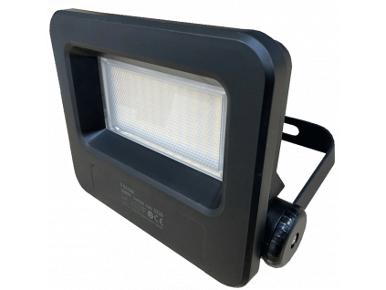 Černý LED reflektor FB 15W teplá bílá
