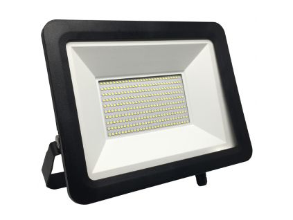 Černý LED reflektor city 5000K (Barva světla Studená bílá, Stmívatelnost Stmívatelný, Výkon 150W)