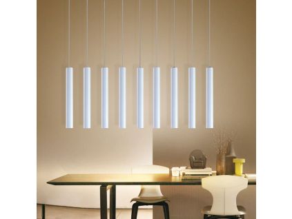Bílé LED závěsné thin svítidlo 5W 4000K (Barva těla Bílá, Délka 20cm)